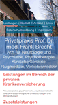 Mobile Screenshot of praxisdrbrecht.de